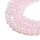 Baking Painted Transparent Glass Beads Strands DGLA-A034-J3mm-B04-4