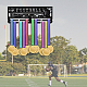 Estante de pared de exhibición de soporte de suspensión de medalla de hierro de tema deportivo ODIS-WH0021-555-7
