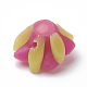 Handmade Polymer Clay Flower Beads CLAY-S089-16-3