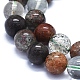 Perles naturelles de quartz de lodolite vert brins G-E561-15-10mm-3