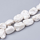 Cuentas perlas de concha de perla BSHE-Q033-01J-1