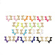 Brass Micro Pave Clear Cubic Zirconia Huggie Hoop Earrings EJEW-R144-013-NF-1