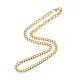 Herren-201 Edelstahl-kubanische Halskette NJEW-N050-A06-5-45G-3