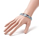 3 pièces 3 style mauvais œil polymère argile et graines de verre bracelets extensibles perlés ensemble pour les femmes BJEW-JB09228-3