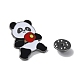Spille smaltate panda a tema sportivo JEWB-P026-A07-3