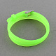 Vente chaude! bracelets en silicone de caoutchouc réglables X-BJEW-R242-M-3