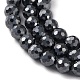 Terahertz Stone Beads Strands G-G048-A01-02-4