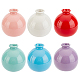 NBEADS 6 Pcs Mini Ceramic Flower Vase DJEW-NB0001-23-1