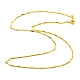 Изготовление ожерелья-цепочки из латунных звеньев с застежкой KK-L209-034B-G-2
