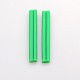 春のグリーンカラーのファッションネイルケアちょう結びポリマー粘土穴なしチューブネイルアートデコレーション  50x3~6mm X-CLAY-Q119-8-2