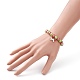 Bracelet extensible en perles acryliques opaques pour enfants BJEW-JB06498-4