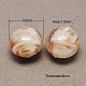 Perles vernissées de sable d'or manuelles  LAMP-S035-12mm-12-1