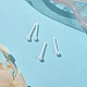 Гипоаллергенные биокерамические циркониевые керамические круглые кольца для носа и носа AJEW-Z014-04D-1