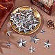 GORGECRAFT 90PCS 3 Sizes Metal Barn Star Rustic Three Dimensional Bulk Unfinished Magical Texas Sliver Stars 1 Inch 1.5 Inch 2 Inch for Patriotic 4th of July Wall Wreath Craft Farmhouse Decor IFIN-GF0001-30-5