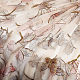 BENECREAT 2 Yard Organza Fabric with Embroidery Dragonfly DIY-WH0304-409-3