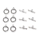 Alloy Toggle Clasps TIBE-G015-07AS-1