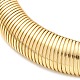 Collares de gargantilla con cadenas de serpientes de hierro NJEW-P289-03A-G-3