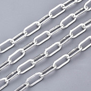 304 Stainless Steel Paperclip Chains CHS-N001-09S