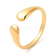 Ion Plating(IP) Ion Plating(IP) 201 Stainless Steel Open Cuff Ring RJEW-E063-44G