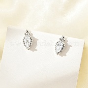 Серьги-гвоздики из циркония EJEW-R016-26P-17