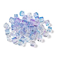 Zwei Ton transparente Glasperlen&nbsp;GLAA-NH0001-03F