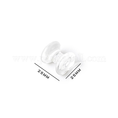 Reposa palillos de vidrio con forma de barra, soportes para palillos, soporte multifuncional, Claro, 25x25mm