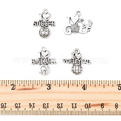 60 stücke 4 stile tibetische stil anhänger aus zinklegierung&nbsp;TIBEP-FS0001-35