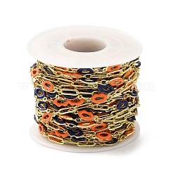 Chaînes à maillons à lèvres en émail faites à la main&nbsp;CHC-M024-05G-03