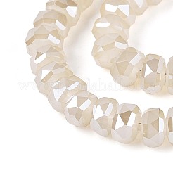 Chapelets de perles en verre d'imitation jade électrolytique&nbsp;EGLA-N022-05B-B02