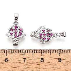 Ottone micro spianare pendenti zirconi&nbsp;KK-N257-70P
