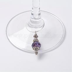 Wein-Glas-Charme&nbsp;AJEW-JO00153-01