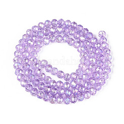 Chapelet de perles en verre baking paint&nbsp;EGLA-Q120-A-C01