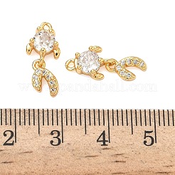 Colgante micropavé cubic zirconia de latón&nbsp;KK-A281-15G