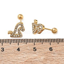 Boucles d'oreilles en acier inoxydable 304&nbsp;SA-CBA1F7E-01G-06