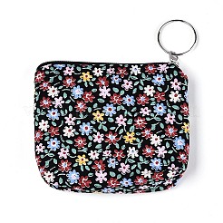 Geldbörsen aus Baumwollstoff mit Blumenmuster&nbsp;AJEW-N003-08