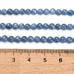 Natürliche kyanite Perlen Stränge&nbsp;G-H335-J01-4mm