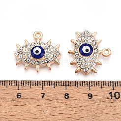 Legierung Rhinestone-Emaille-Anhänger&nbsp;PALLOY-T092-03