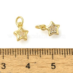 Gestell Messing micro ebnen Zirkonia Anhänger&nbsp;KK-S396-39G