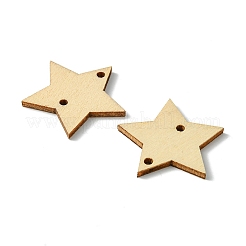 50 Stück Verbindungsanhänger aus ungefärbtem Holz&nbsp;WOOD-FS0001-12B