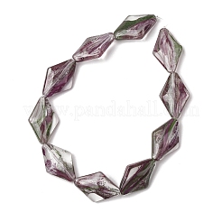 Transparente handgemachte Bunte Malerei Perlen&nbsp;LA-CBAF0C8-02J