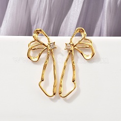 Ohrstecker aus 304 Edelstahl mit Kristall-Strass&nbsp;EJEW-G423-07G