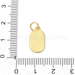 Colgantes de esmalte de latón&nbsp;KK-U068-05G-02