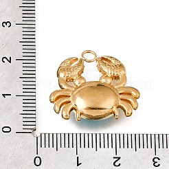 Anhänger aus Edelstahl 304 mit Strassen und Glas&nbsp;STAS-E531-05G