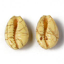 Cuentas de concha de cowrie natural&nbsp;X-SSHEL-N0232-08F