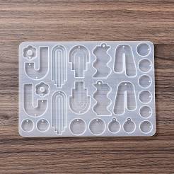 Moules en silicone pendentif de forme irrégulière diy&nbsp;LS-DIY-F134-08A