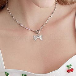 2 pièce 925 breloques en forme de nœud papillon en argent sterling&nbsp;STER-BBC0007-90