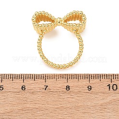 Runde Fingerringe aus Messing für Damen&nbsp;RJEW-D349-01G