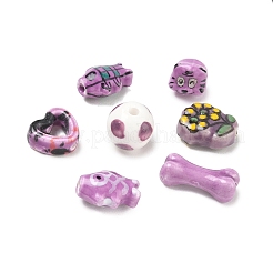 Perles en porcelaine manuelles&nbsp;PR-NH0002-01A