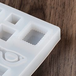 Verres et moules en silicone rectangle et carré diy&nbsp;SIMO-H019-04F