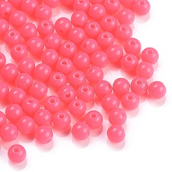Perles en acrylique fluorescente&nbsp;LS-MACR-R517-6mm-04